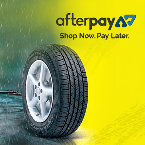 Afterpay icon with tyre